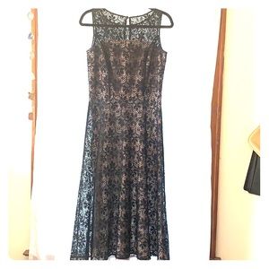 Coldwater Creek black lace dress, size 6
